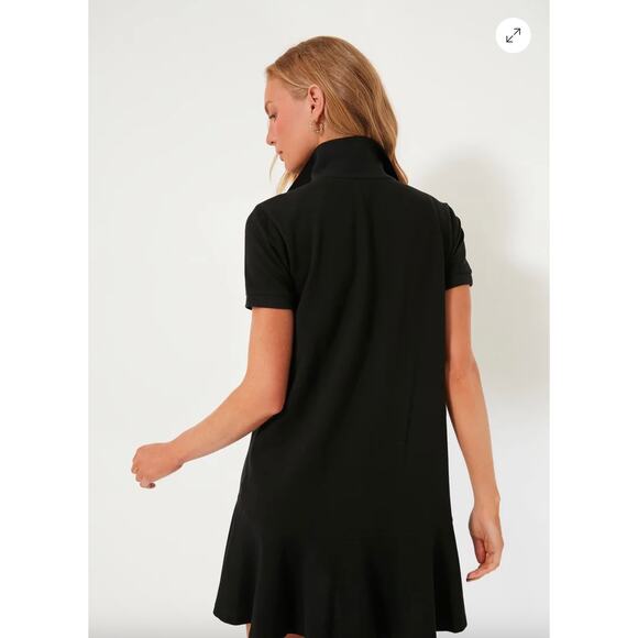 Tuckernuck Black Pique May Polo Dress Sz XL NWOT - Picture 4 of 7